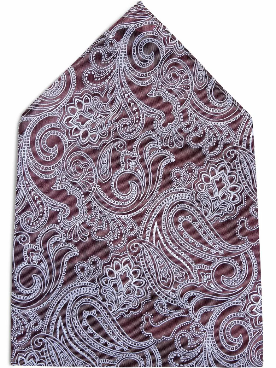 Andrew James New York Krawatten & Fliegen<Herren Fliege und Einstecktuch aus Seide bordeaux hellblau gemustert