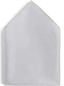 Digel Krawatten & Fliegen<Herren Fliege und Einstecktuch hellgrau uni