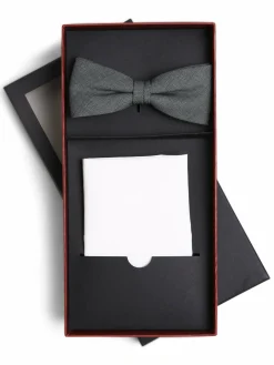 CG - CLUB of GENTS Krawatten & Fliegen<Herren Fliege und Einstecktuch schilf strukturiert