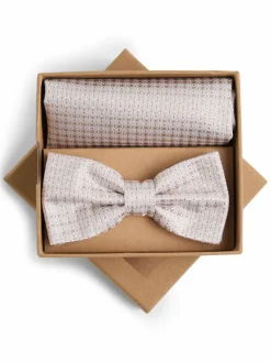 Herren Finshley & Harding London Krawatten & Fliegen>Herren Fliege und Einstecktuch aus Seide