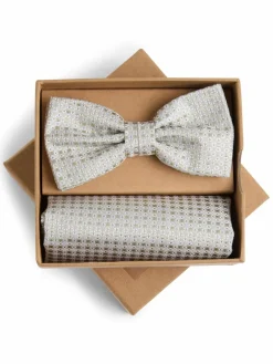 Herren Finshley & Harding London Krawatten & Fliegen>Herren Fliege und Einstecktuch aus Seide