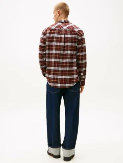 Tommy Jeans Hemden<Herren Freizeithemd braun kariert