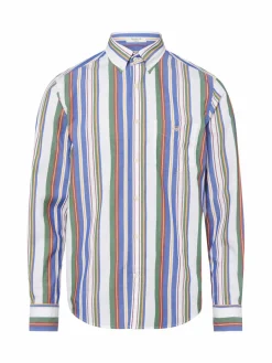 Gant Hemden<Herren Freizeithemd weiß mehrfarbig gestreift