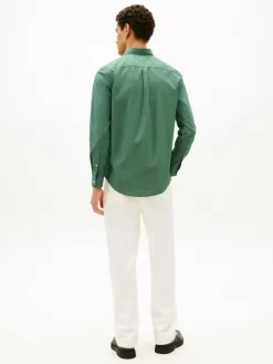 Tommy Hilfiger Hemden<Herren Freizeithemd tanne weiß gemustert