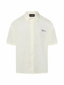 Herren PEGADOR Hemden>Herren Freizeithemd mit Leinen-Anteil - Salwa