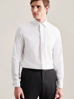 Seidensticker Hemden<Herren Gala - Uni weiß uni