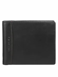 Bodenschatz Taschen & Rucksäcke<Herren Geldbörse schwarz uni