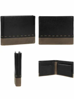 BAGAN Taschen & Rucksäcke<Herren Geldbörse schwarz uni