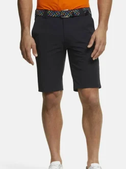 MEYER Hosen<Herren Golf-Bermuda - ST. ANDREWS blau uni