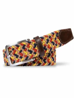 MEYER Gürtel & Hosenträger<Herren Gürtel braun bedruckt