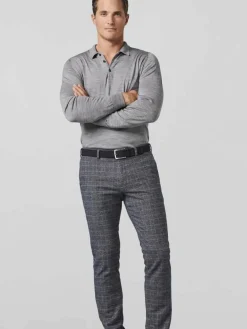 MEYER Gürtel & Hosenträger<Herren Gürtel blau bedruckt