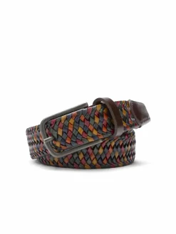MEYER Gürtel & Hosenträger<Herren Gürtel - Flechtgürtel mehrfarbig uni