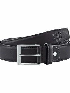 Jan Vanderstorm Gürtel & Hosenträger<Herren Gürtel - MIKKEL schwarz uni