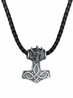 KUZZOI Schmuck<Herren Halskette silber uni