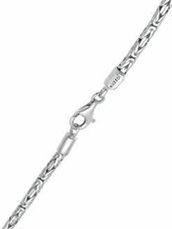 KUZZOI Schmuck<Herren Halskette silber uni