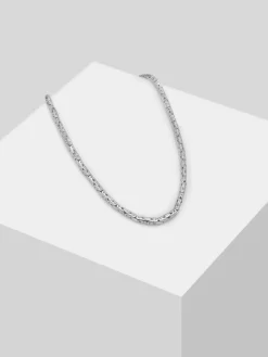 KUZZOI Schmuck<Herren Halskette silber uni