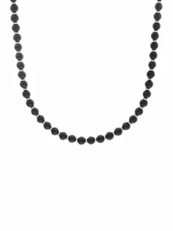 s.Oliver Schmuck<Herren Halskette schwarz uni