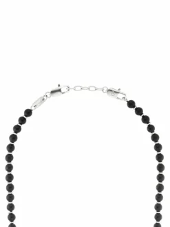 s.Oliver Schmuck<Herren Halskette schwarz uni