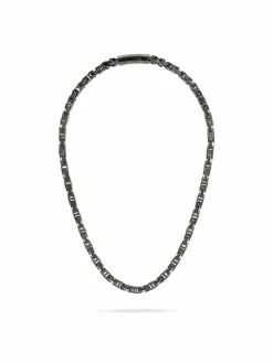 Fynch-Hatton Schmuck<Herren Halskette grau uni