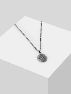 KUZZOI Schmuck<Herren Halskette silber uni
