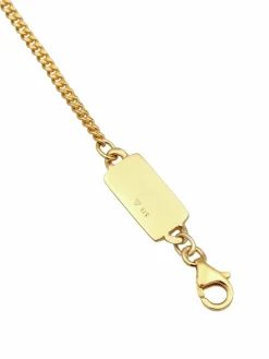 KUZZOI Schmuck<Herren Halskette gold uni