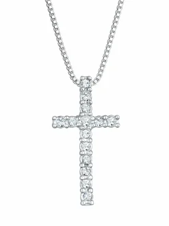 KUZZOI Schmuck<Herren Halskette weiß uni