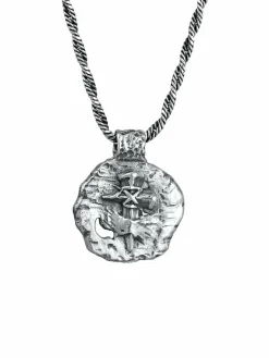 KUZZOI Schmuck<Herren Halskette silber uni