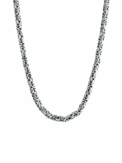 KUZZOI Schmuck<Herren Halskette silber uni