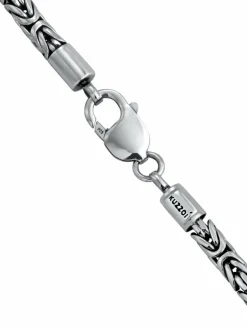 KUZZOI Schmuck<Herren Halskette silber uni