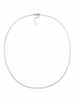 KUZZOI Schmuck<Herren Halskette silber uni