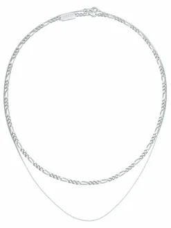 KUZZOI Schmuck<Herren Halskette silber uni