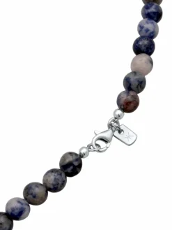 KUZZOI Schmuck<Herren Halskette blau uni