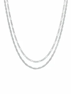 KUZZOI Schmuck<Herren Halskette silber uni