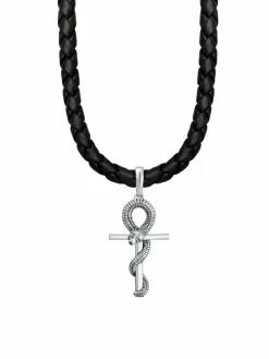 KUZZOI Schmuck<Herren Halskette silber uni