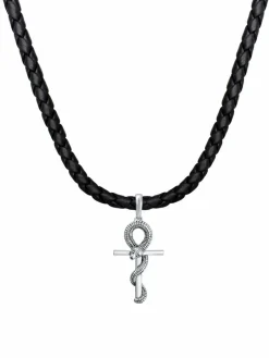 KUZZOI Schmuck<Herren Halskette silber uni