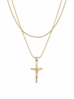 KUZZOI Schmuck<Herren Halskette gold uni