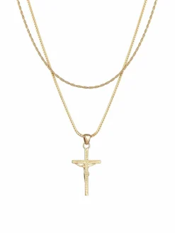 KUZZOI Schmuck<Herren Halskette gold uni