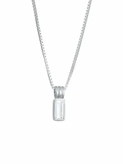 KUZZOI Schmuck<Herren Halskette silber uni