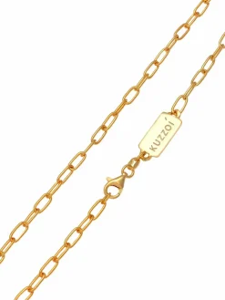 KUZZOI Schmuck<Herren Halskette gold uni