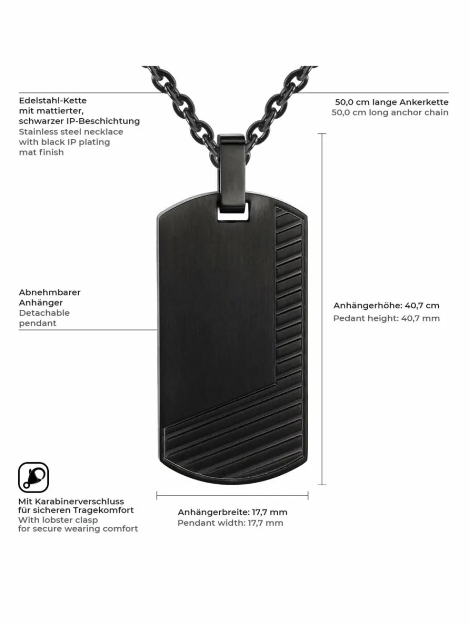 Herren True Rebels Schmuck>Herren Halskette