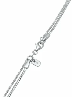 KUZZOI Schmuck<Herren Halskette silber uni