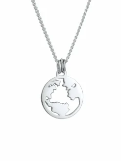 KUZZOI Schmuck<Herren Halskette silber uni