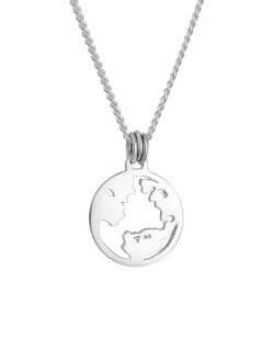 KUZZOI Schmuck<Herren Halskette silber uni