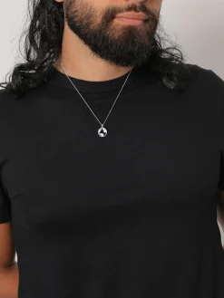 KUZZOI Schmuck<Herren Halskette silber uni