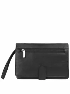 Bodenschatz Taschen & Rucksäcke<Herren Handgelenk Tasche schwarz uni