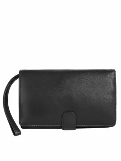 Bodenschatz Taschen & Rucksäcke<Herren Handgelenk Tasche schwarz uni