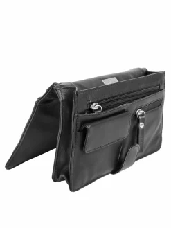 Bodenschatz Taschen & Rucksäcke<Herren Handgelenk Tasche schwarz uni
