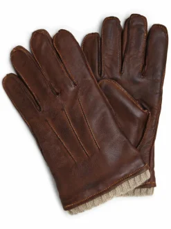 Herren Pearlwood Handschuhe>Herren Handschuhe aus Leder