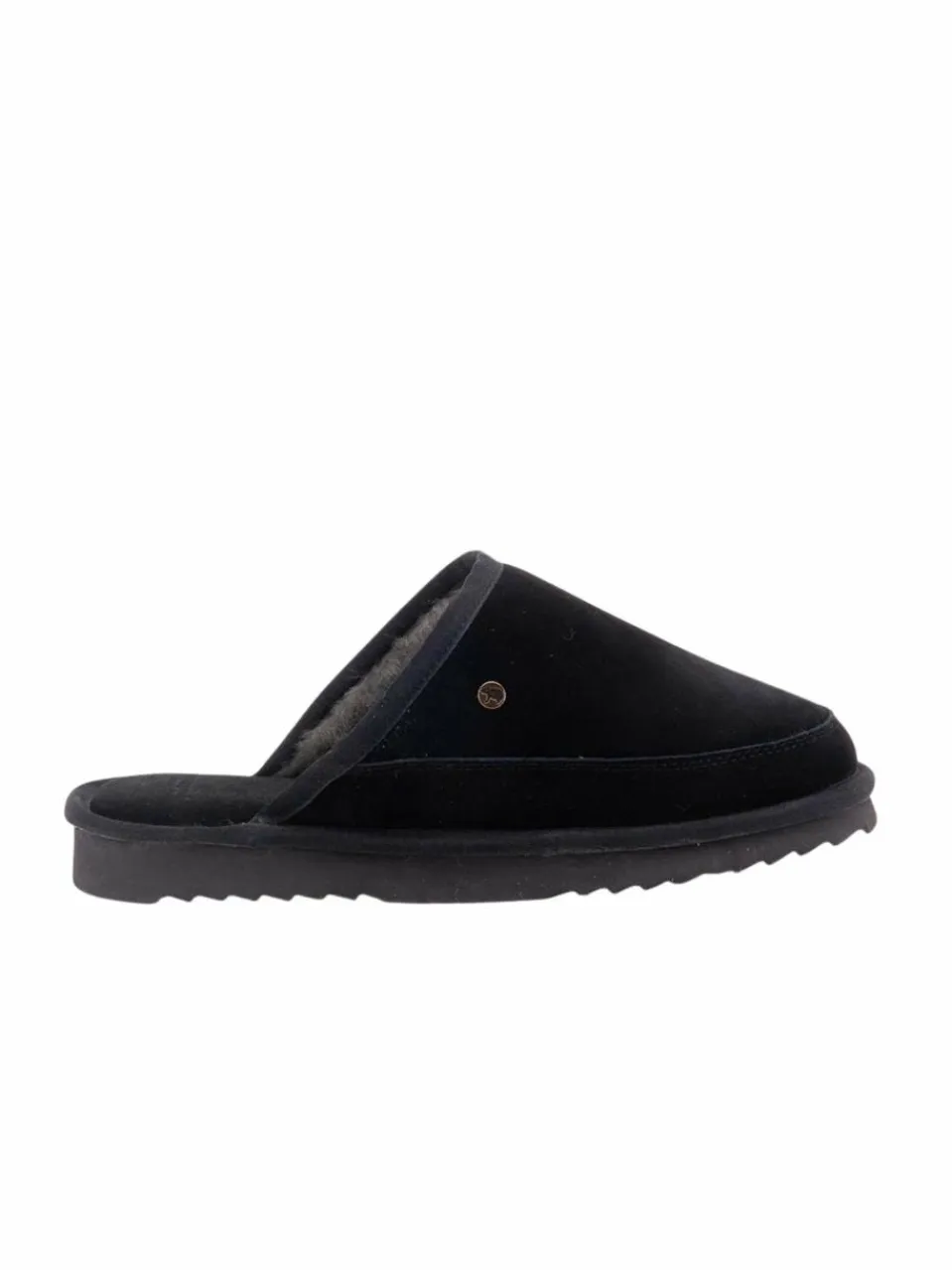 Warmbat Freizeit-Schuhe<Herren Hausschuhe schwarz uni