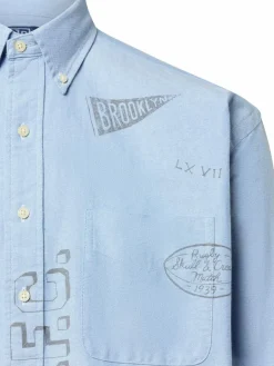 Polo Ralph Lauren Hemden<Herren Hemd hellblau bedruckt